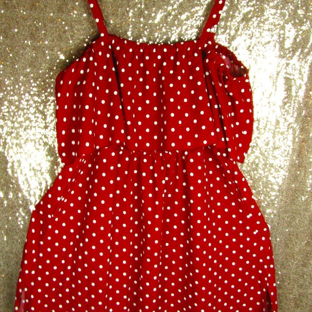 NWT BloomChic Red and White Polkadot Dress - Picture 4 of 11